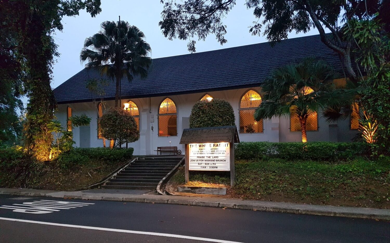 The White Rabbit - one of the many unique dining venues at Dempsey Hill, Singapore