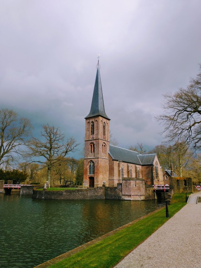 The Church located next to de Haar Castle is the only remaining building from the relocated village of Haarzuilens