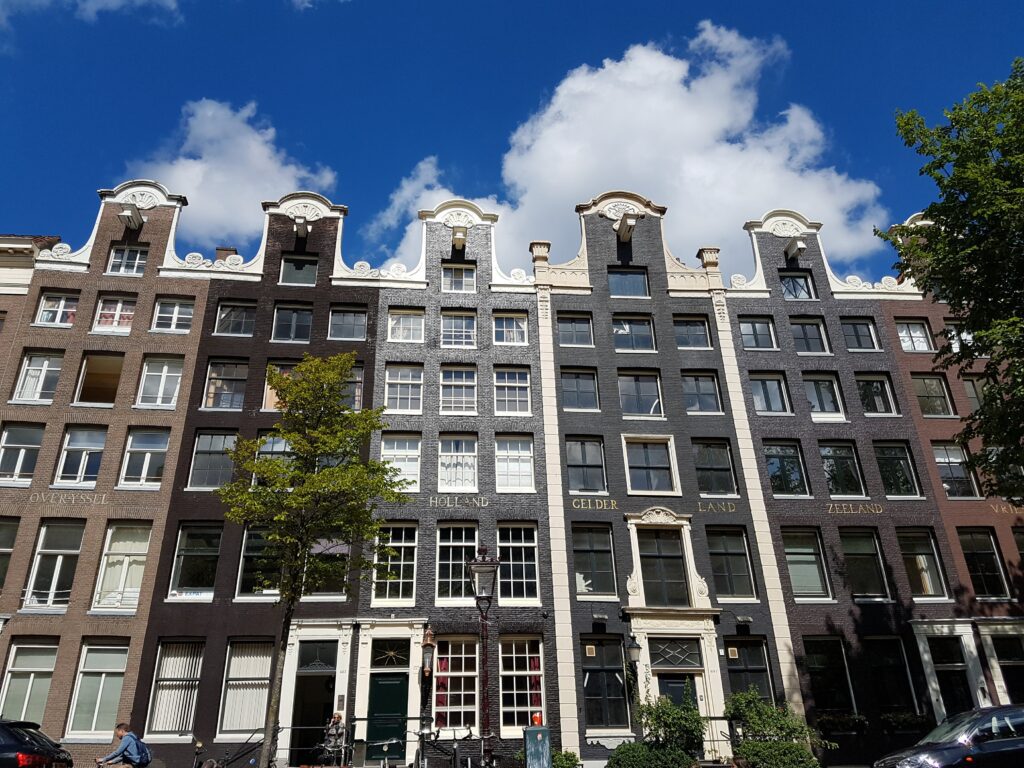 Canal houses along Amsterdam's Herengracht canal