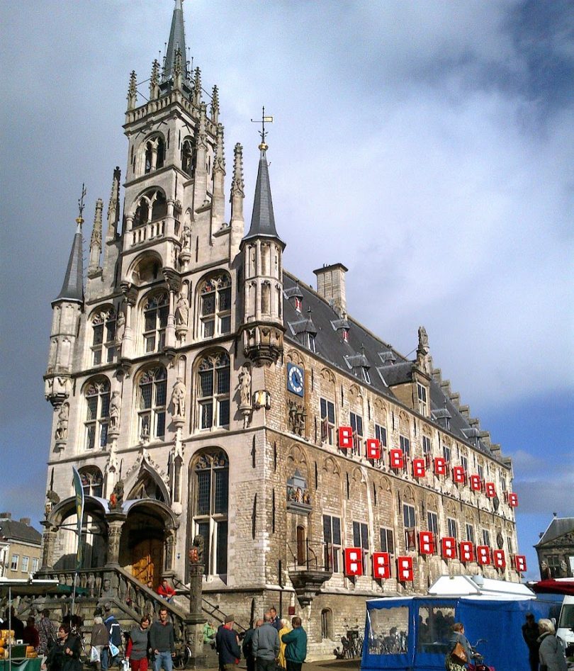 Gouda's City Hall (Stadhuis) in the market square