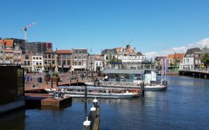 Boats on Leiden's Canals