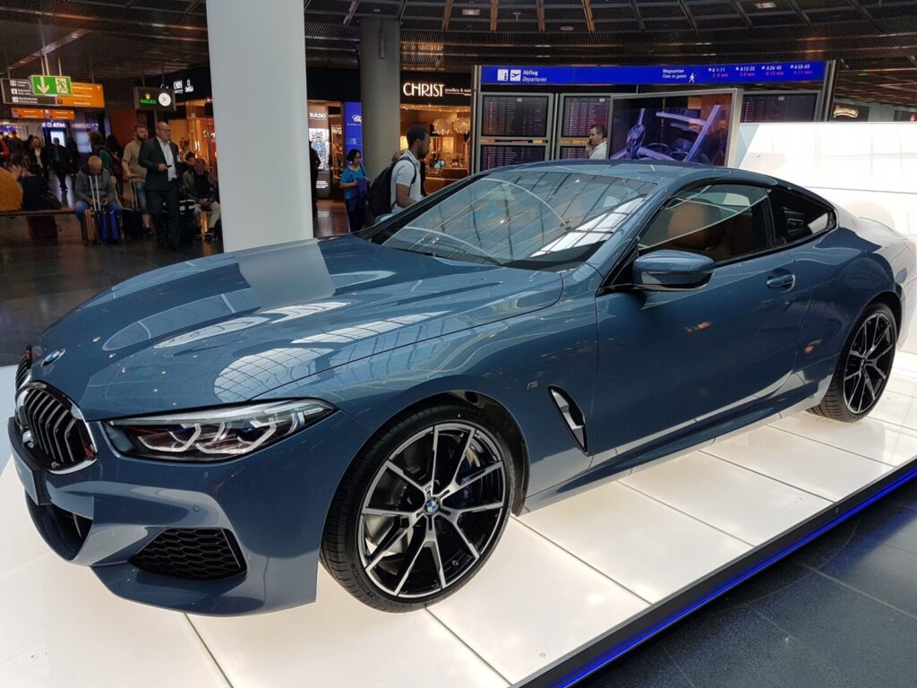 amazing German cars on display at the Frankfurt Airport  