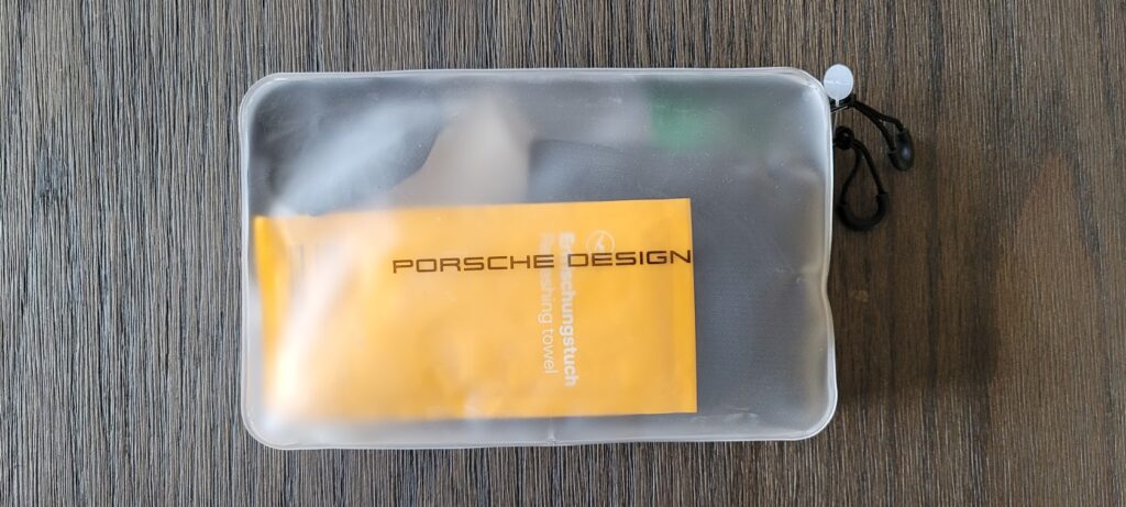 Lufthansa Porsche Design amenities kit