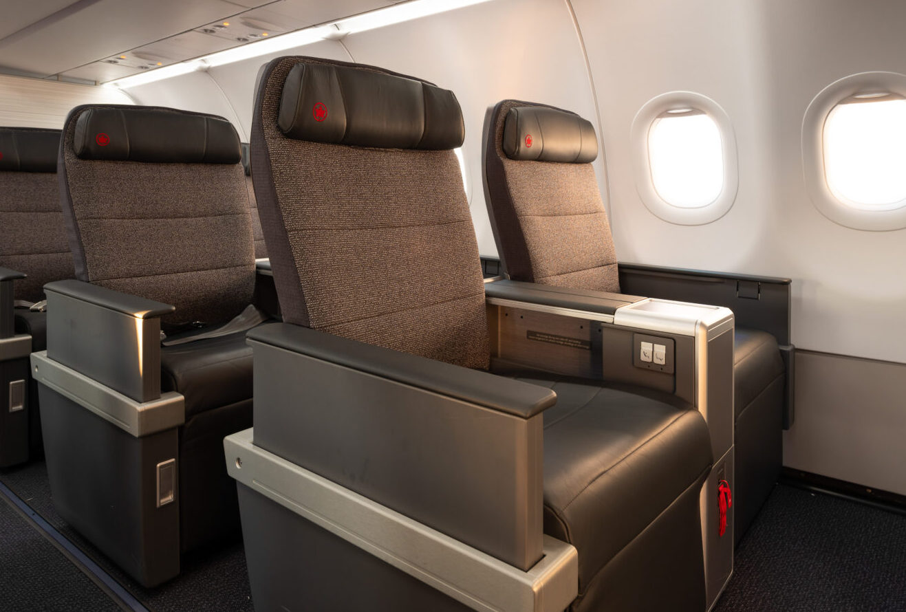 Revealing New Airbus A321 Air Canada North American Business Class ...