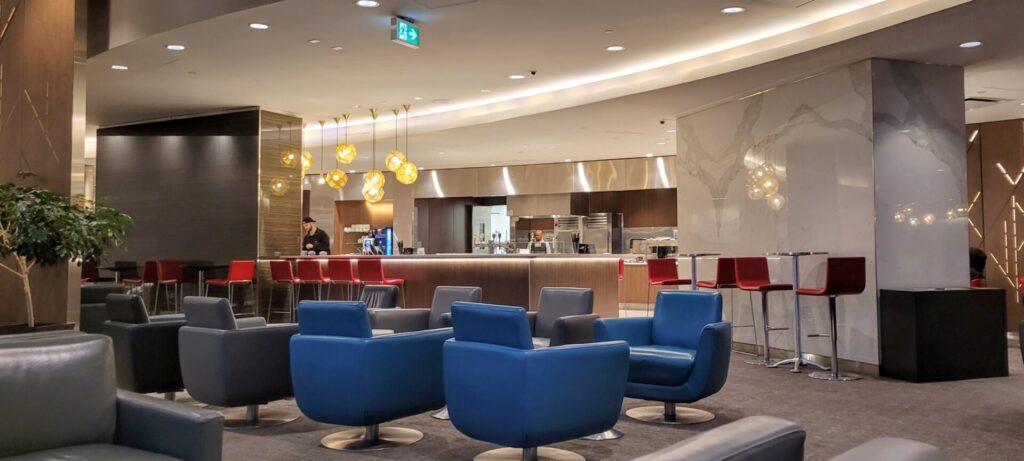 The Maple Leaf Lounge in Calgary's YYC Airport