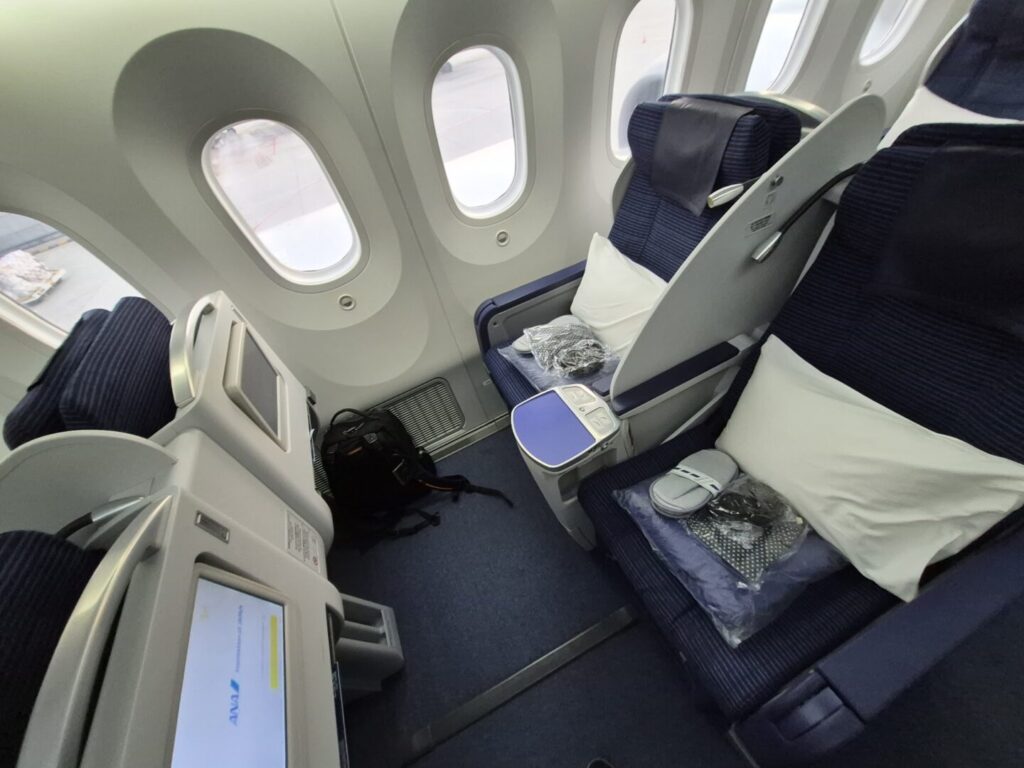 ANA Dreamliner 787 Business Class seats